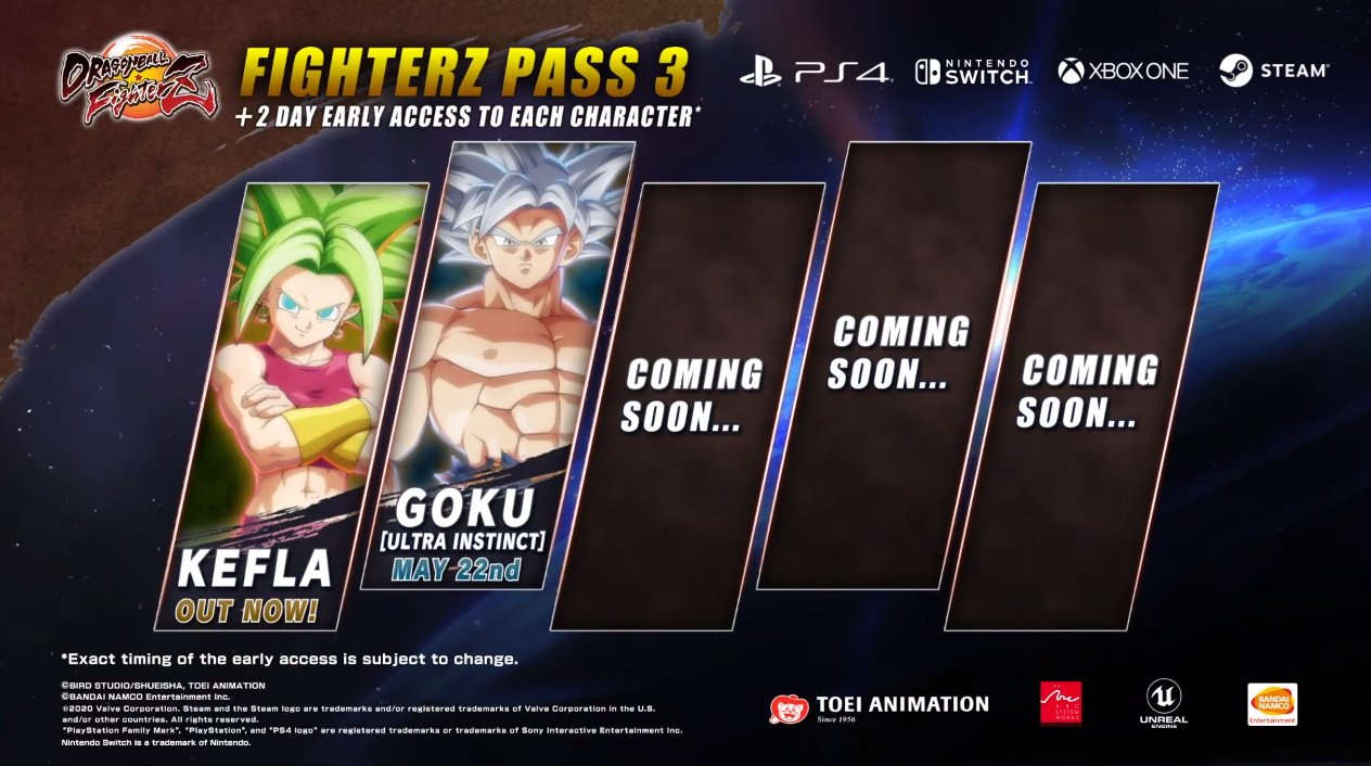 Dragonball FighterZ Fighterz Pass 3 Goku Ultra Instinct